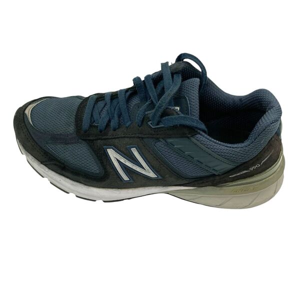 New Balance 990v5 Navy Blue Grey White Women Sneaker Shoes W990NV5 Size 9 main image 9